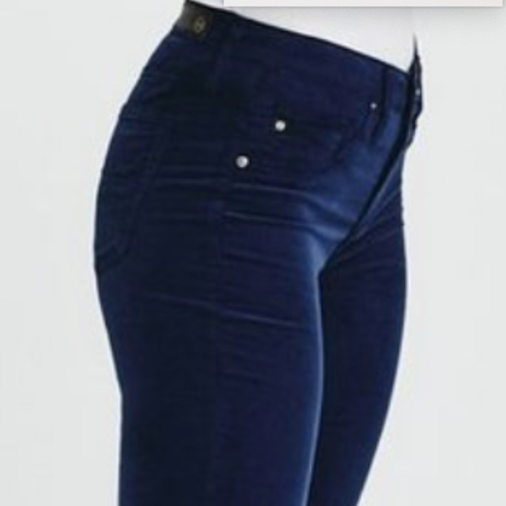 AG Blue Velvet Legging